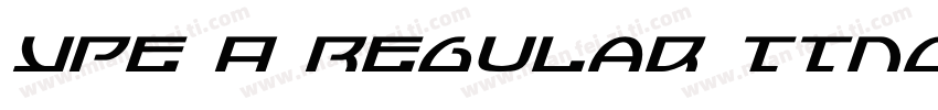 ype A Regular ttnorm字体转换